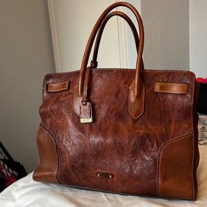 Frye large leather tote